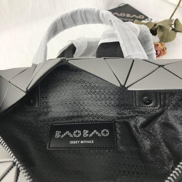 "BAO BAO ISSEY MIYAKE FLAT PACK Backpacks GREY" - Picture 9 of 10